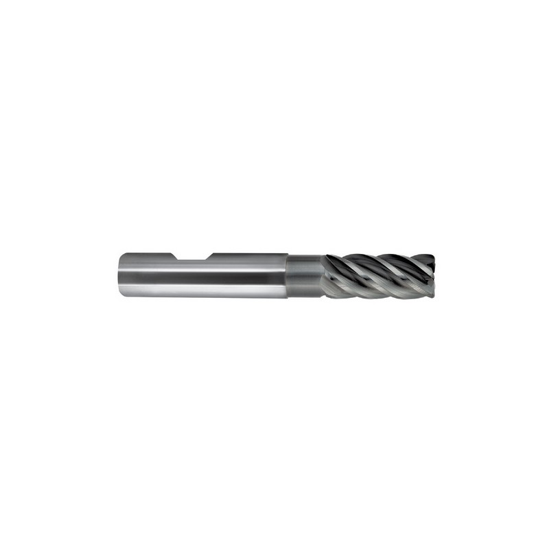 Picture of 16mm 5 Flute Chipbreaker Endmill,3xD Neck,1mm C/Rad, Weldon